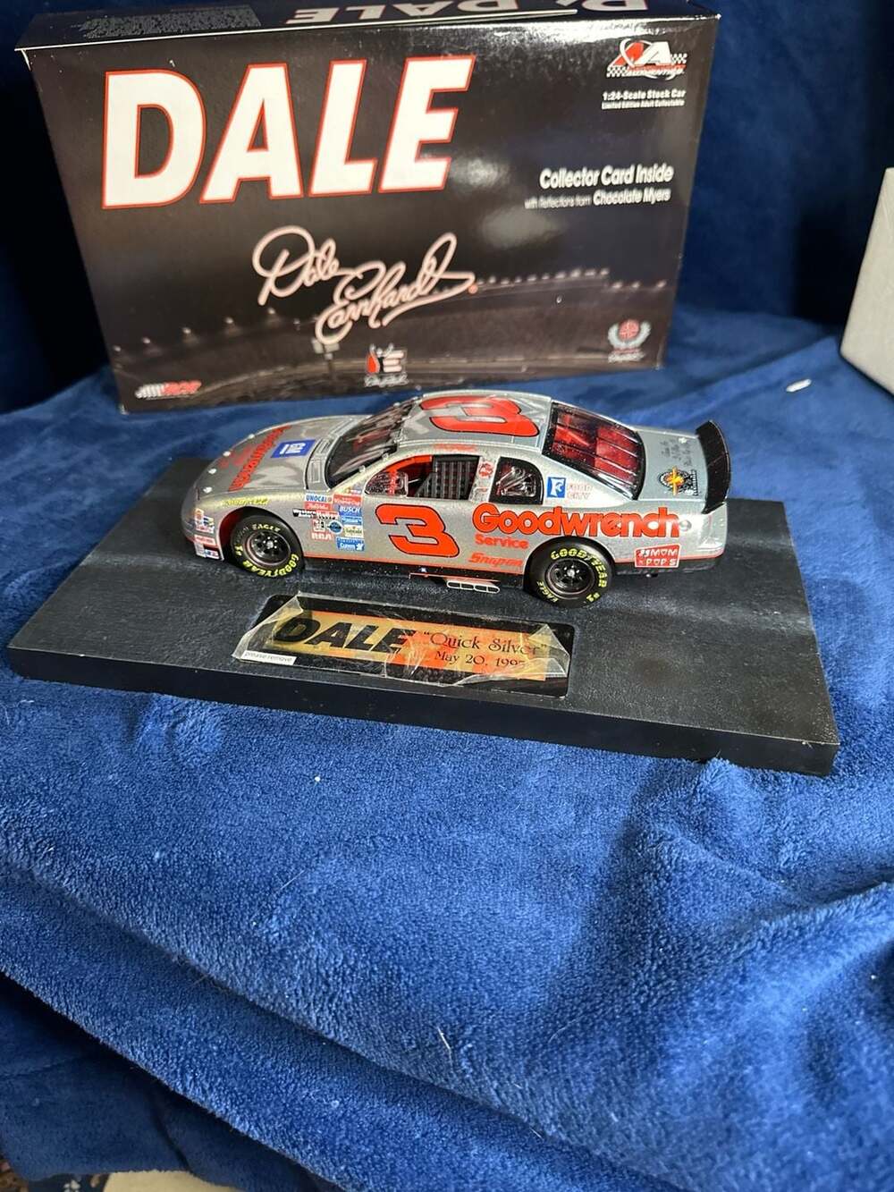 Dale Earnhardt #3 Goodwrench "Quick Silver" 1995 Chevrolet Monte Carlo 1:24 Scal